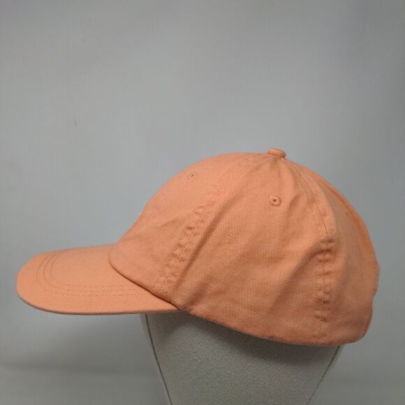 Flower Power Slideback Hat Orange One Size Adjustable Embroidered Cotton Paige - Picture 3 of 8